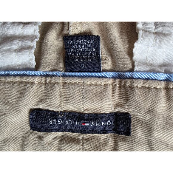 Tommy Hilfiger Womens Beige Casual Shorts Size 6 Cotton Blend - Picture 3 of 5